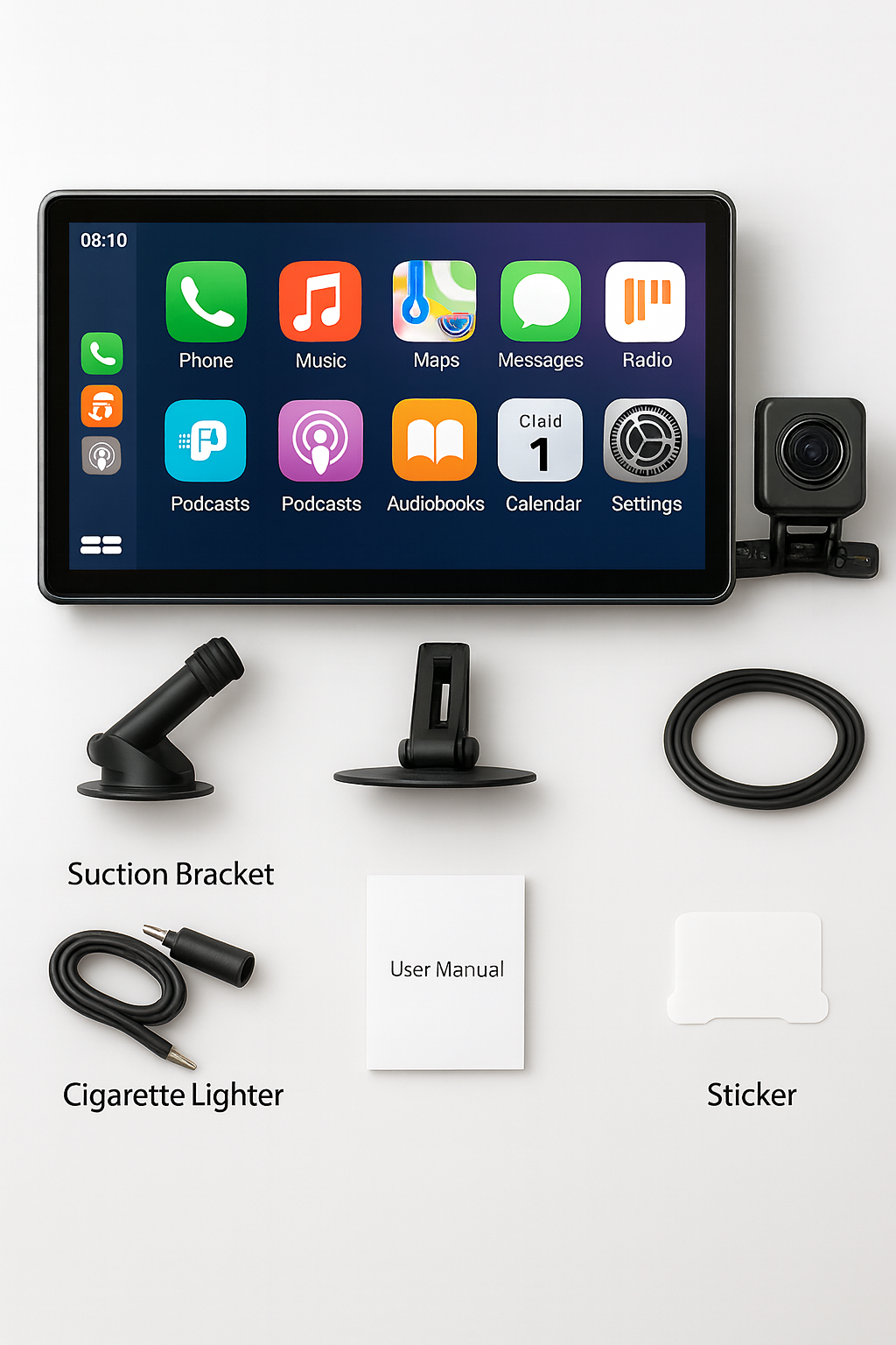 Postura™ Drive — Wireless CarPlay & Android Auto Display