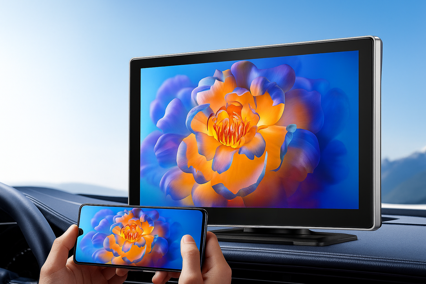 Postura™ Vision 9” – Wireless CarPlay & Android Auto